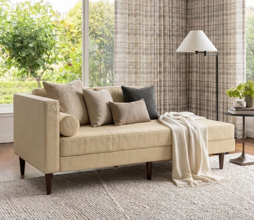 Michael Chaise Lounge (Cotton, Irish Cream)