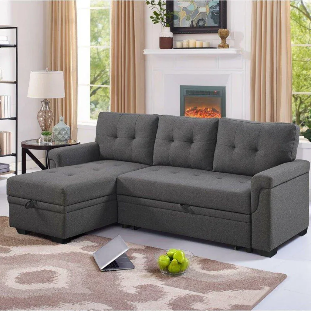 Altin Premium Sofa Cum Bed & Chaise Lounge
