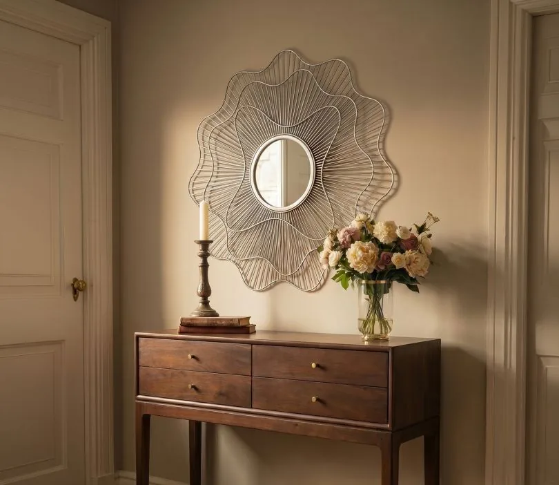 Nebula Metal Mirror with Frame